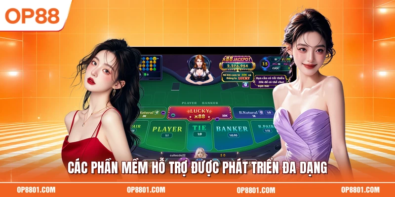 Các phần mềm hỗ trợ được phát triển đa dạng