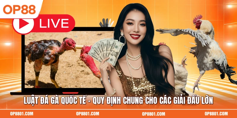 Luật Đá Gà Quốc Tế - Quy Định Chung Cho Các Giải Đấu Lớn