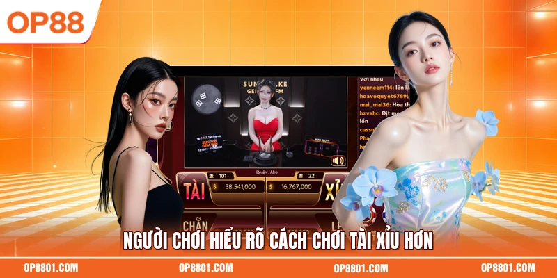 Người chơi hiểu rõ cách chơi tài xỉu hơn
