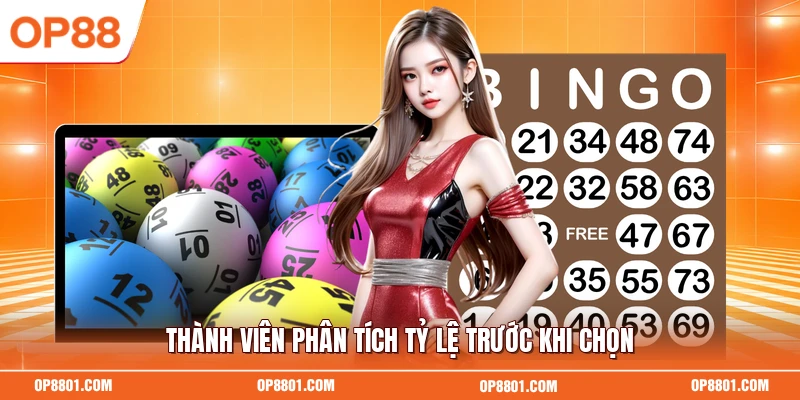 Thành viên phân tích tỷ lệ trước khi chọn